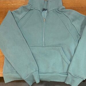Danskin Teal Half-Zip Hoodie